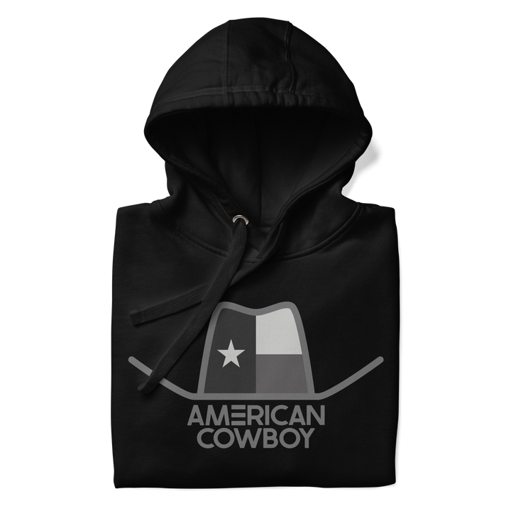 American Cowboy Texas Gray Hoodie