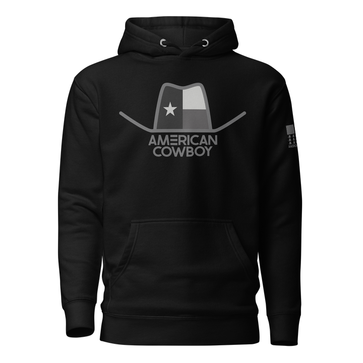 American Cowboy Texas Gray Hoodie