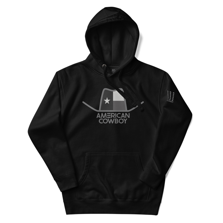 American Cowboy Texas Gray Hoodie