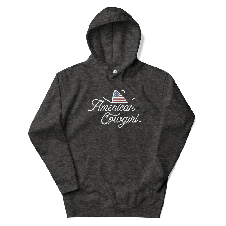 American Cowgirl Script Women's Hoodie (Unisex Fit)