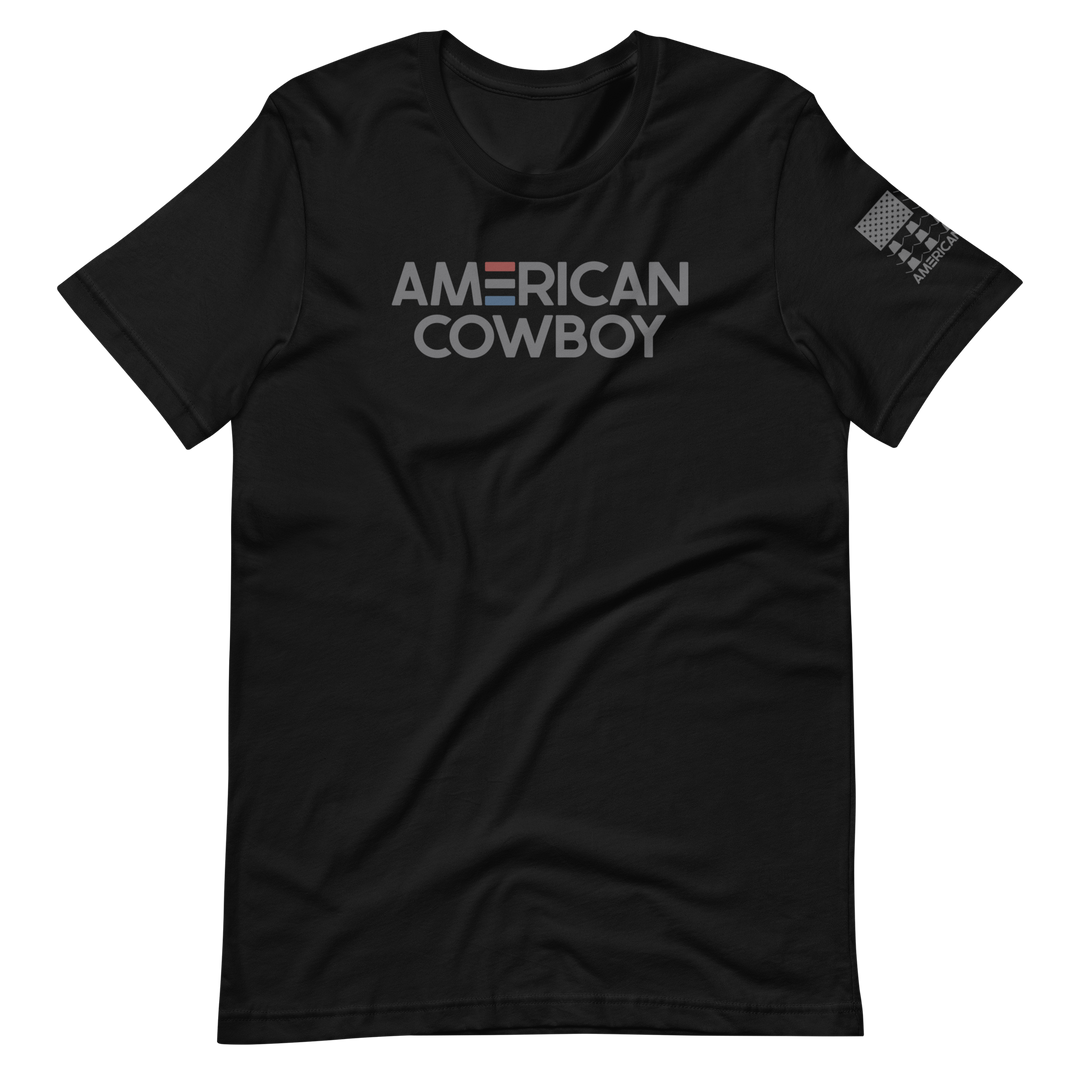 American Cowboy Gray Tee