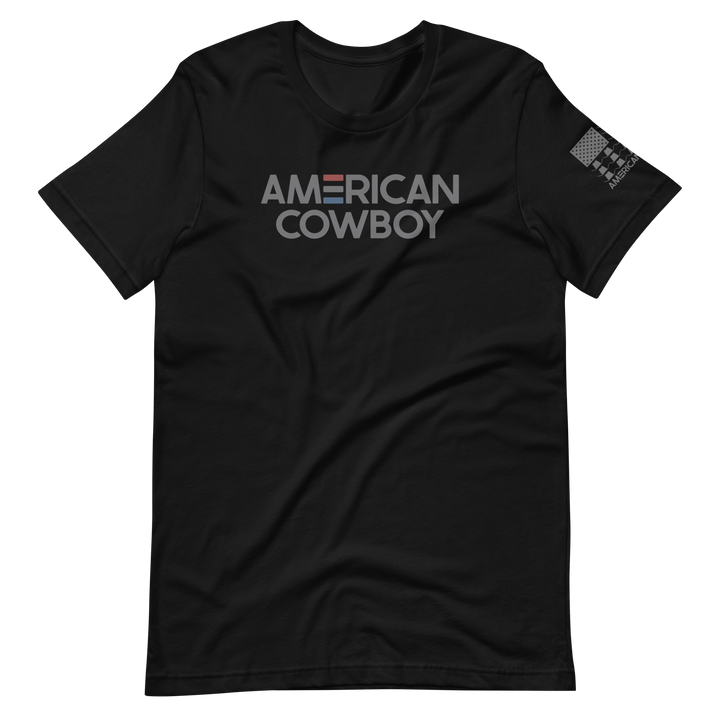 American Cowboy Gray Tee